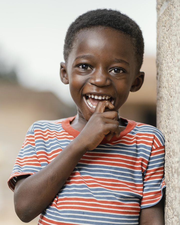 A smiling child